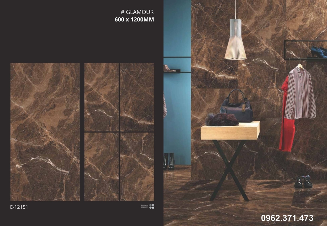 Gạch ốp 60x120 vân núi lửa